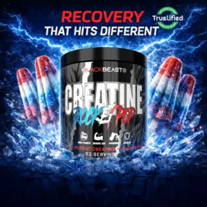 BlackBeast Creatine Rocket Pop – Highly Potent 83 Servings