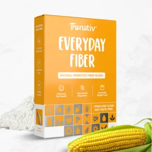 Trunativ Everyday Fiber – Natural Prebiotic Digestive Fiber 17 Servings
