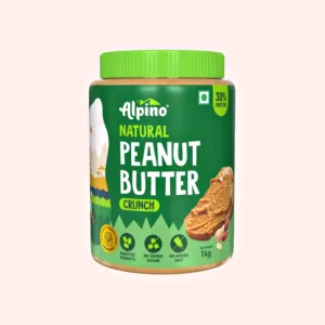 Alpino Natural Peanut Butter (1Kg) – Premium Formula