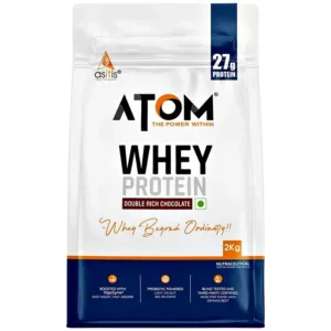 AS-IT-IS Nutrition ATOM Whey Protein With Enzymes (27g / 2 Kg) – High Protein Formula