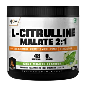 ATOM L-Citrulline Malate 48 Serving Mint Mojito – Workout Performance Booster