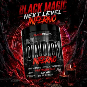 The Big Daddy Inferno Pre-Workout Black Magic Flavour – 50 Servings (Free Delivery)