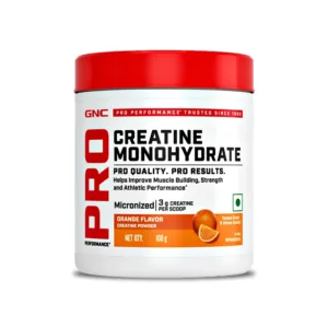 GNC Micronized Creatine Monohydrate Flavoured Powder (100g) – Explosive Strength