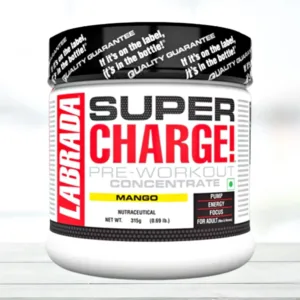 Labrada Super Charge Pre-Workout – (312.98 g / 0.69 Lb) – Explosive Energy Formula