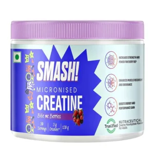 MuscleBlaze MB Smash Flavoured Micronised Creatine Monohydrate Powder (122g)