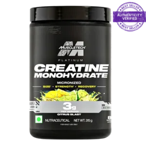 Muscletech Platinum Flavoured Creatine Monohydrate Powder (315g / 83 Servings)