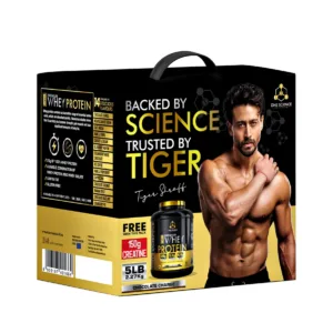One Science 100% PREMIUM WHEY PROTEIN + FREE CREATINE (5 Lb / 50 Servings) – High Protein Formula