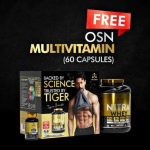 One Science Nitra Whey Protein With Free Daily Multivitamins Combo Pack (4 Lb / 60 Capsules) – High Protein Formula