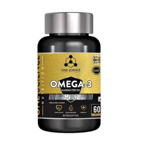 One Science Nutrition Omega 3 Alaska Fish Oil – (60 Softgels) – Daily Health & Wellness