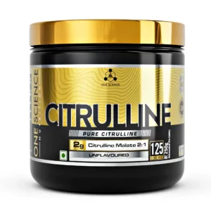 One Science Pure Citrulline Malate 2:1 Powder (125 Servings) – Nitric Oxide Pump Catalyst