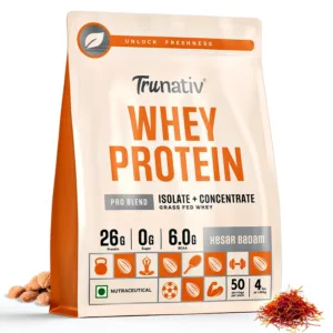 Trunativ Whey Protein Pro Blend 4lb – Grass-Fed Isolate & Concentrate (Free Delivery)